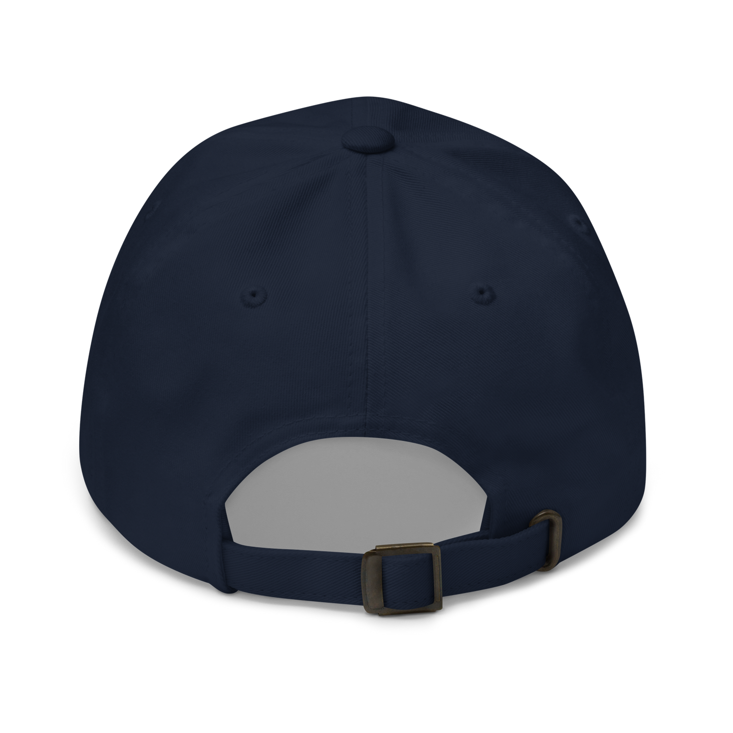 Forrest for Alabama navy dad hat, back view