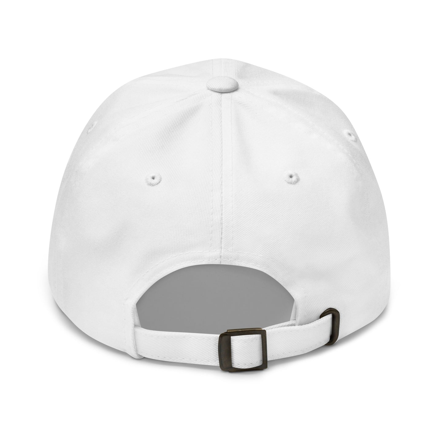 Forrest for Alabama white dad hat, back view