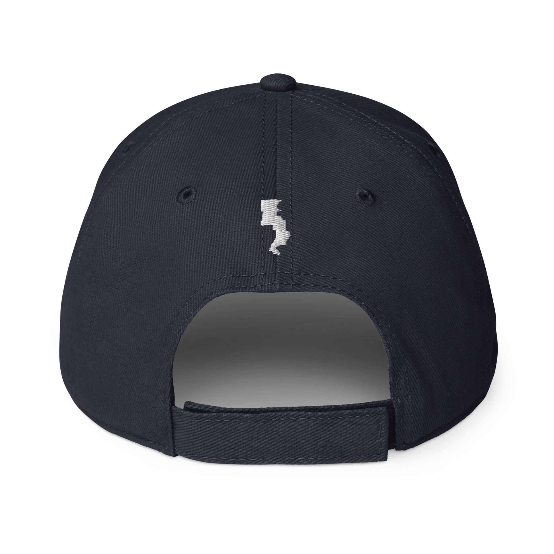 Run Forrest Run dark navy low-profile baseball cap, back view
