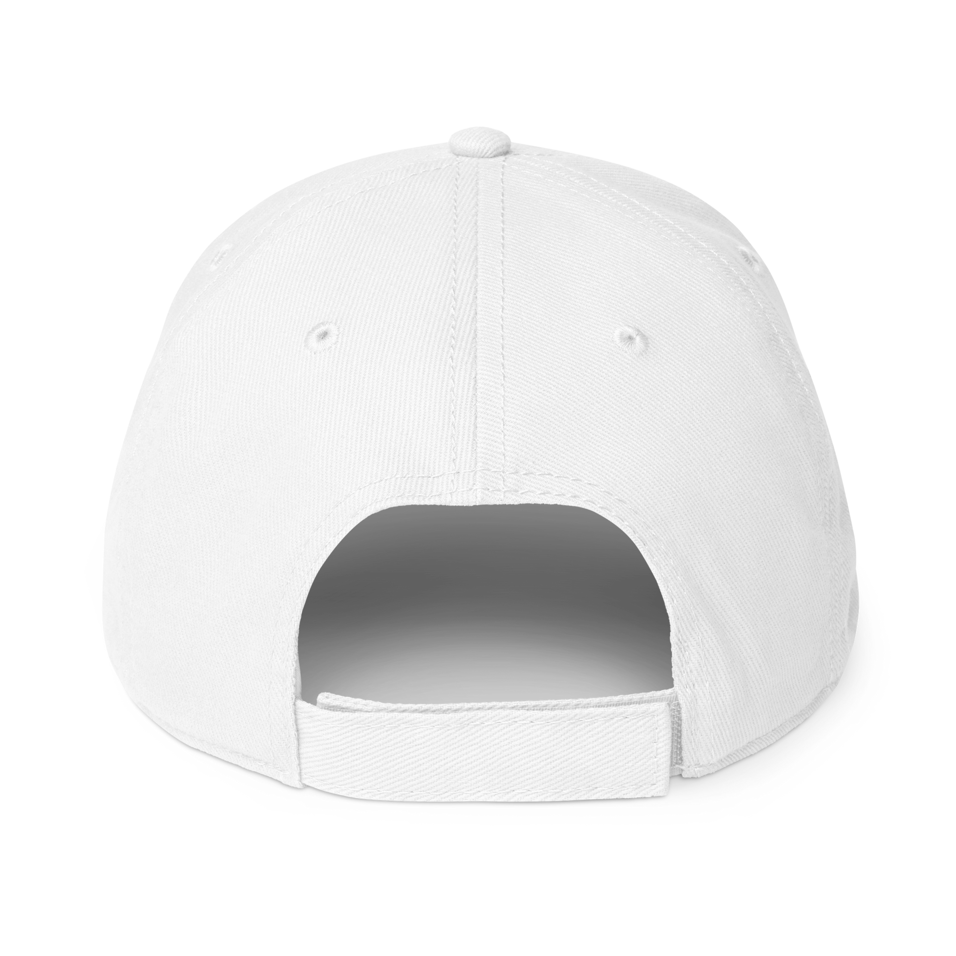 Forrest for Alabama white baseball cap, back view
